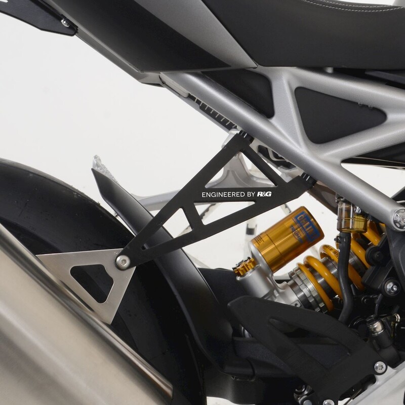 Kit suppression repose-pieds et support échappement R&G noir