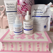 ReviveRx Copper Peptides Skin Care Set - Cleanser, Mask, Cream, Elixir