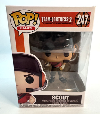 Funko POP Team Fortress 2 Scout Collectible Figure 247 | + Plastic Protector Box