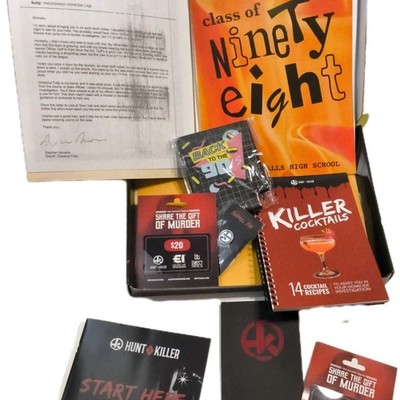 Hunt A Killer Class of 98 Episodes 1 - 6 Murder Mystery Complete Unmarked