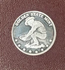 Golden State Mint Prospector Eagle 1 Oz .999 Fine Silver Bullion Round G.S.M.