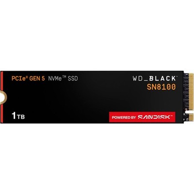 1TB SSD M.2 WD BLACK SN8100 NVMe M.2 2280 PCIe 5.0 x4 TLC (NEU/OVP!)