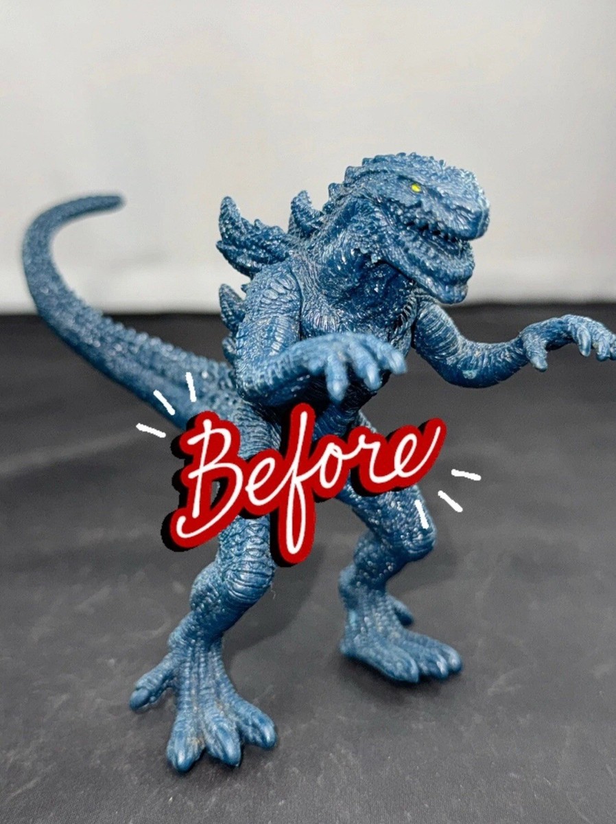 CUSTOM PAINTED 1998 BANDAI 3.5” GODZILLA HYPER ZILLA Japan Import