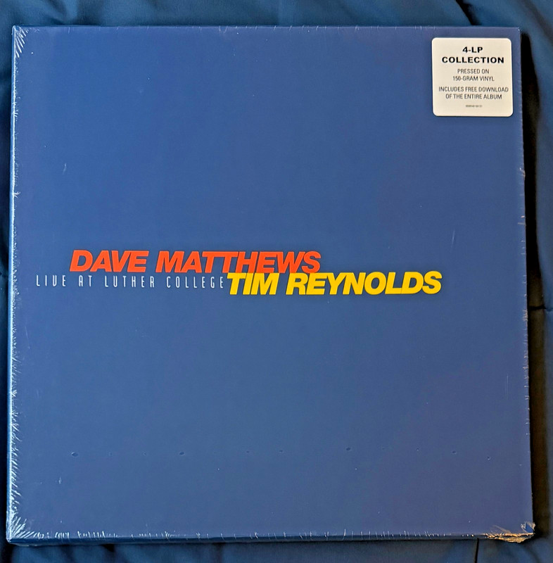 Dave Matthews & Tim Reynolds Live at Luther College 4LP Vinyl Box Set! Rare!