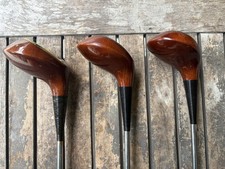 Titleist Persimmon Oil Hardened Tour Model Driver 3-wood 4-wood Stiff Flex RH