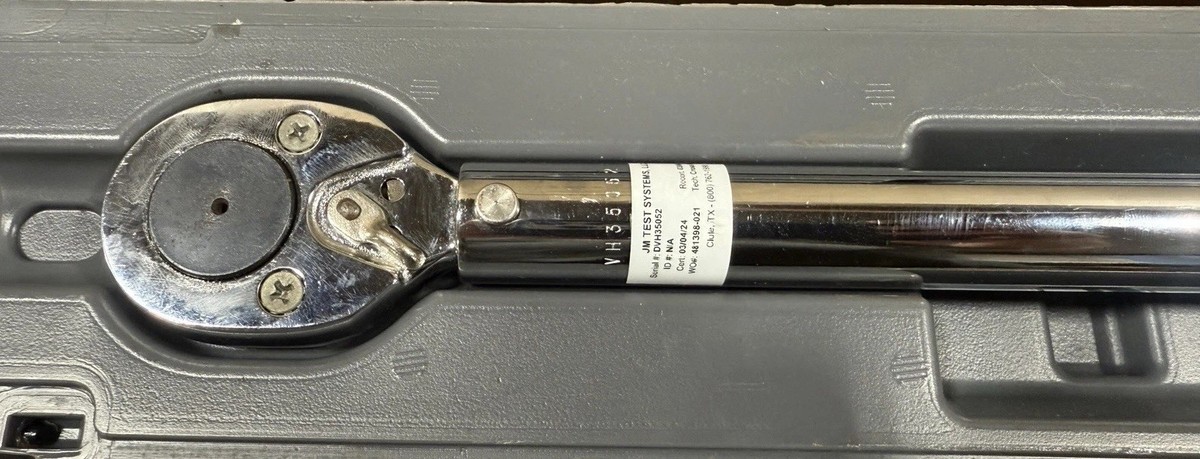 Proto 1/2” Drive Ratchet Head Micrometer Torque Wrench 30-150 ft