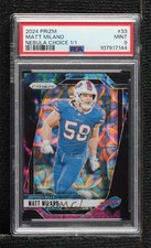 2024 Panini Prizm Choice Nebula Prizm 1/1 Matt Milano #33 PSA 9 MINT 1fl4