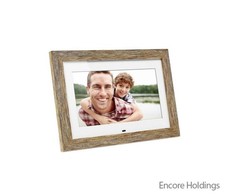 Aluratek Digital Photo Frame - Distressed Wood - 10 Inches - 1024 x 600 ADPFD10F