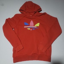 Adidas Adicolor Red Hoodie Kids Long Sleeve Youth Kids 13-14 Size L