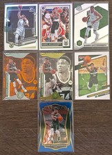 7 Giannis Antetokounmpo Cards 2021-22 Illusions Orange & Base 2020 Select Blue +