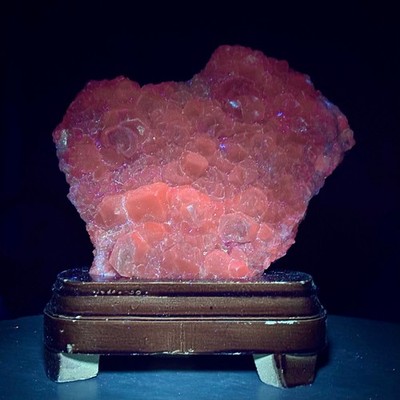4.45LB Natural Panda Calcite Mineral Specimen/Fluorescent Glow Under UV Light