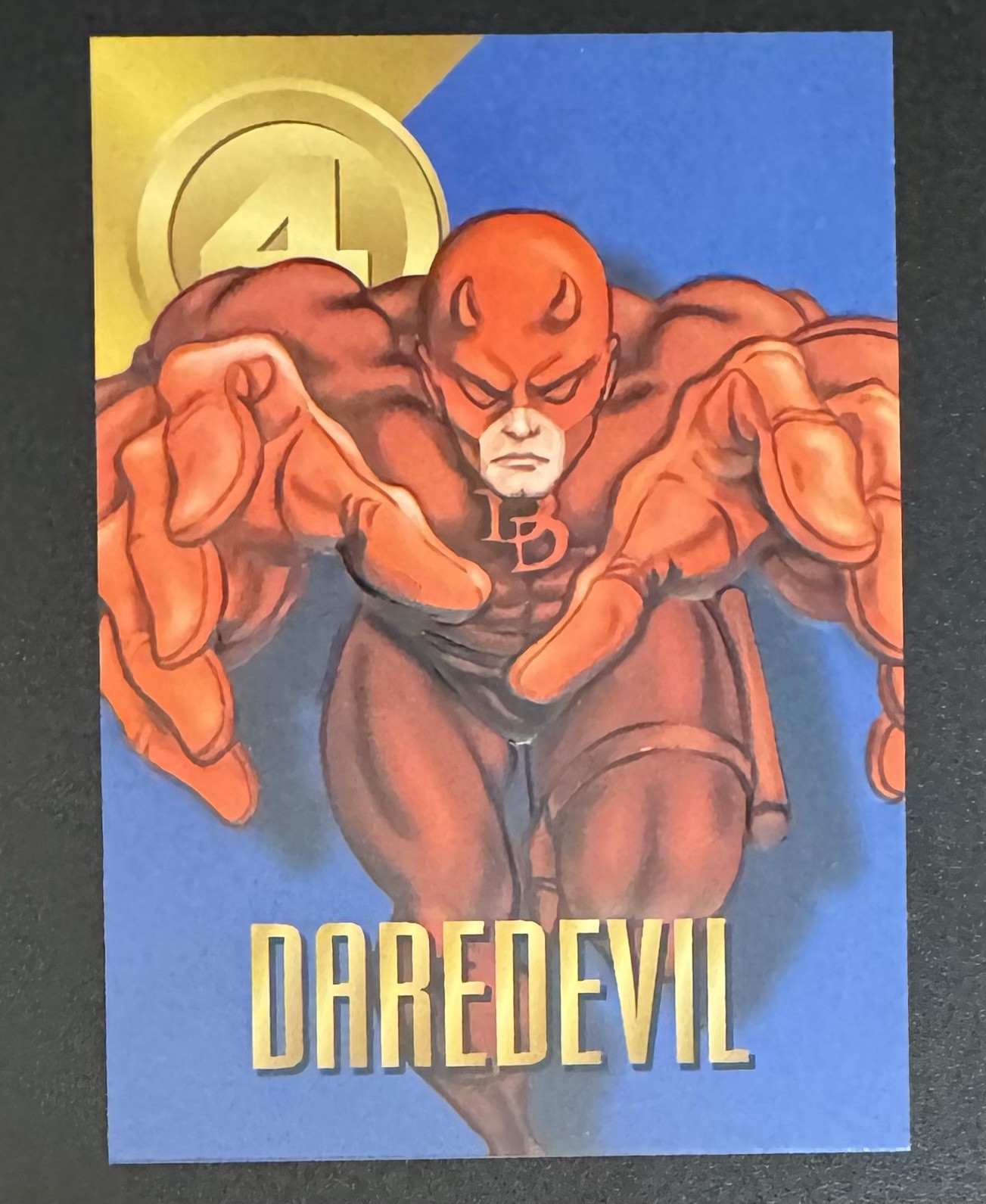 Daredevil 1996 Fleer Comic Vision Embossed #68