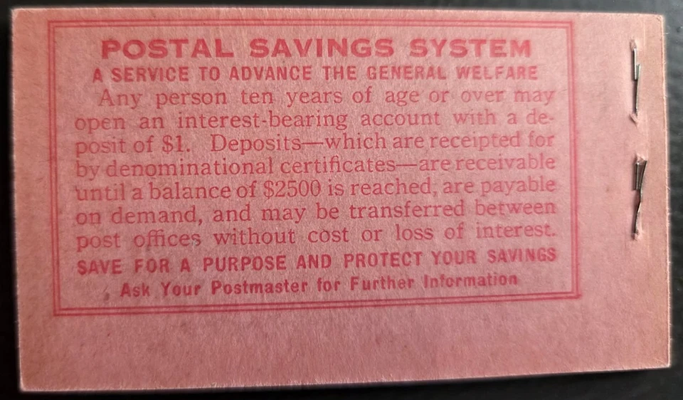 1927 Washington 2 cent - Booklet of 4 sheets of 6 Stamps - Scott #634d - Image 3 of 3