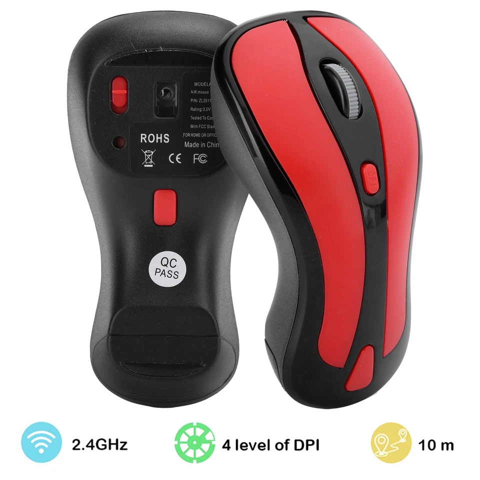 Wireless Mouse 6D Gyroscope USB Receiver For PC Computers Accessories PR‑01 DTS - Image 2 of 4