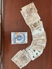 Bicycle Expert Back Playing Cards, Stressed Deck, 2012 U.S. Playing Card Co