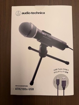 Audio-Technica ATR2100x-USB Dynamic Microphone USB XLR Podcast Streaming