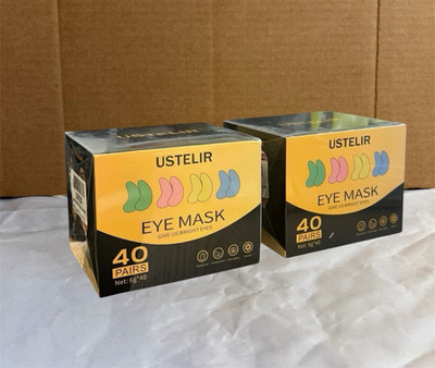 USTELIR Under Eye Patches, 40 Pairs Eye Mask for Dark Circles and Puffy (2 PACK)