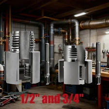 US PVC Pipe Threader Kit – All-in-One Tool for Internal and External Threading