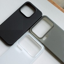 Matte Ultra Slim Back Case For Xiaomi 17/17 Pro Max Clear Hard PC stripe Cover