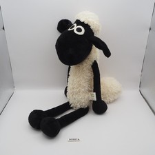 D0907A Shaun the Sheep Nici Plush 8" Stuffed Toy Doll Laying