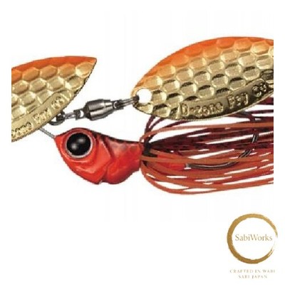 Neu EVERGREEN Spinnerbait D-Zone Fly Tandem Willow Leaf 1/4oz Prespawn Dynamit