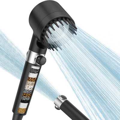 FEELSO Gefilterter Duschkopf mit Handbrause, Hochdruck duschkopf, Wasserspar