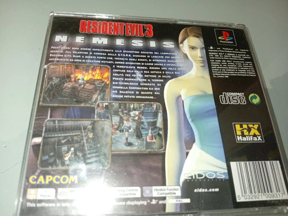 RESIDENT EVIL 3 NEMESIS-SONY PLAYSTATION 1-PAL-ITALIANO-COMPLETO-OTTIMO-RARITA', foto 2 di 5
