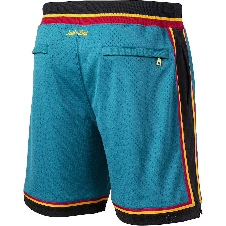 Nuevos Pantalones Cortos Auténticos Just Don x Mitchell & Ness - Detroit Pistons - M Foto 2 de 4