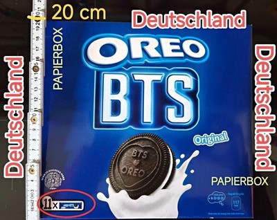   BTS Oreo Original-Vanillecreme  PapierBox  Limitierte Edition 270,60g 