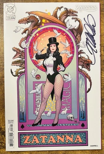 ZATANNA 6 NM/NM+ GORGEOUS SIGNED FRANK CHO VARIANT COVER DC COMICS 2025
