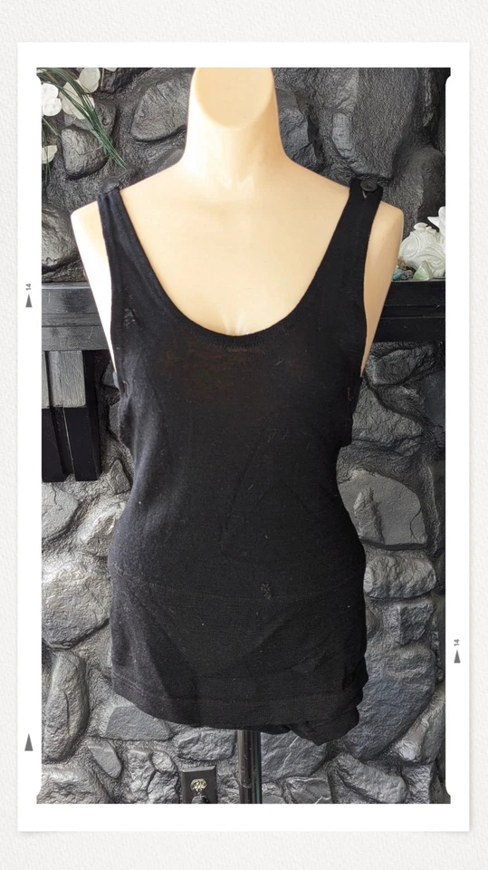 Старинный мужской купальник 1920-х годов Montgomery Ward из чистой шерсти камвольный черный? - Изображение 3 из 4