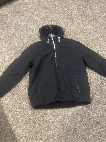 Giacca sherpa Michael Kors moderna vestibilità morbida finta taglia XXL