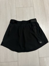 ALO Yoga High-Waist Elevation Mini Skirt Sz S - Black - Fleece Liner Shorts