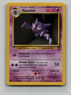 Haunter Uncommon Base Set 2 043/130 NM