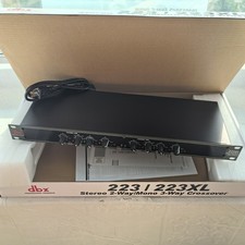 NEW DBX 223XL Stereo 2-Way/Mono 3-Way Crossover Rack Mountable US