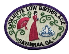 Girl Scouts Patch - Juliette Low Birthplace  - Savannah, Georgia