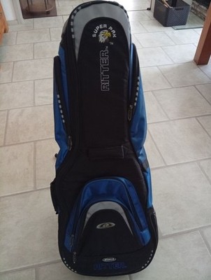 Ritter Super Pak E-Gitarren Gig Bag - neu - blau-schwarz - viele extra Fächer