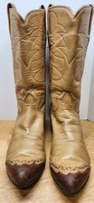 Tony Lama Vintage Lizard Captoe Western Cowboy Boots Womens 7