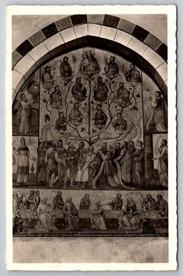 AK Limburg Lahn Dom, Stammbaum Jesu Echte Fotografie