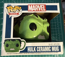 NUEVO EN CAJA Taza Funko Pop Marvel HULK 16oz Figura 3D Cerámica Taza de Café Taza de Bebidas