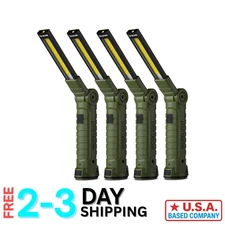 Versatile Rechargeable LED Work Light Set - 5 Modes & 360° Rotation Green