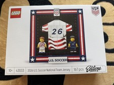 Lego Editions 2026 US Soccer National Team Jersey set 43033, Brand New, Sealed