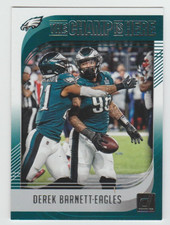 DEREK BARNETT Eagles 2018 Donruss THE CHAMP IS HERE #CHAMP-17 SP / 2 Available