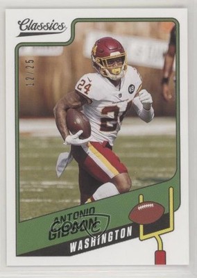 2021 Panini Classics Blank Back 12/25 Antonio Gibson #62 04hr