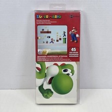 Nintendo SUPER MARIO WALL DECALS 45 Removable  Repositional Stickers RoomMates