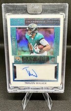 2022 Panini One #101 Travon Walker Auto Blue #/75 Rookie (RC) - Jaguars