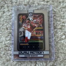 Panini 2025 Donruss Optic Play Action Xavier Worthy #3 Chiefs Football
