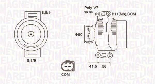Magneti Marelli Alternatore 063732108010 - Immagine 2
