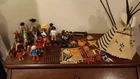 1970's Vintage Playmobil 3733 Native American (Cowboys) Indian Village + Extras