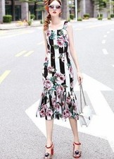 Women Dolce & Gabbana dress pink silk 34 / XS / 42